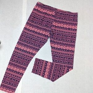 🌿5/$15 No boundaries | Pink and Blue leggings